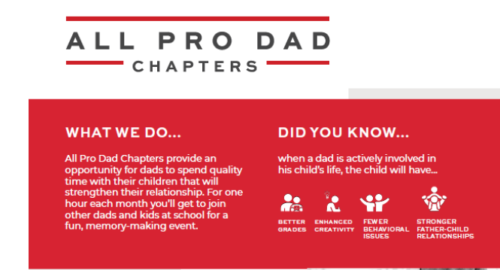 Info about All Pro Dad Chapters