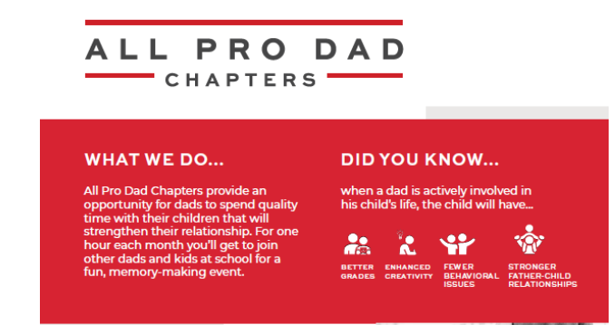 Info about All Pro Dad Chapters