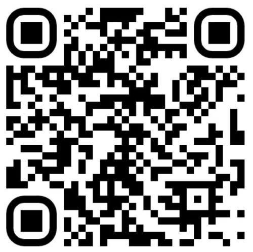 QR code to access athletic treatment request form 